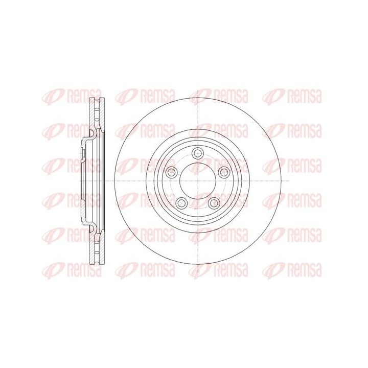 Stabdžių diskas REMSA 61374.10