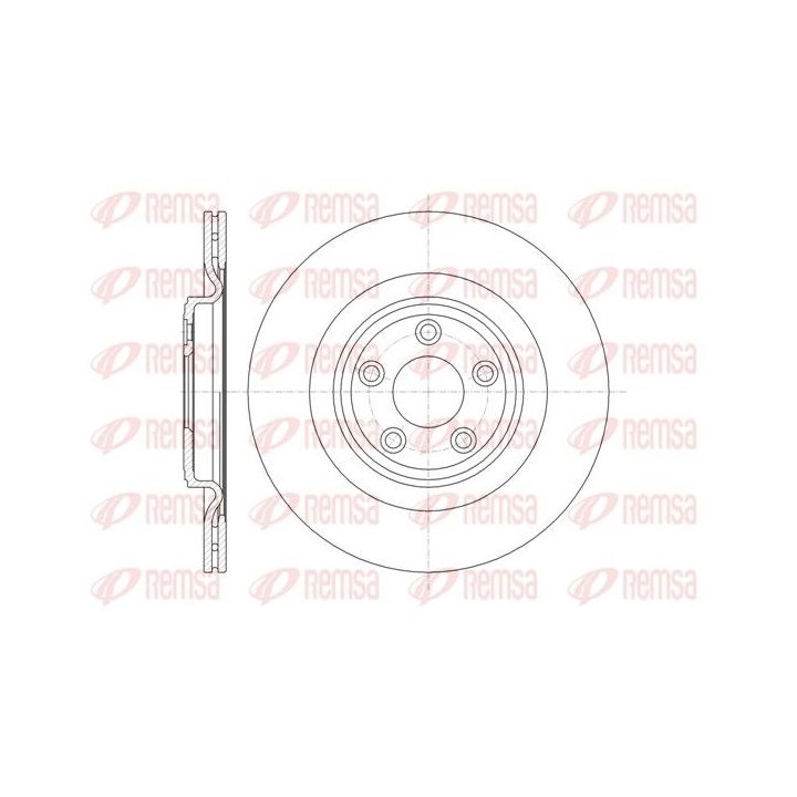 Stabdžių diskas REMSA 61375.10
