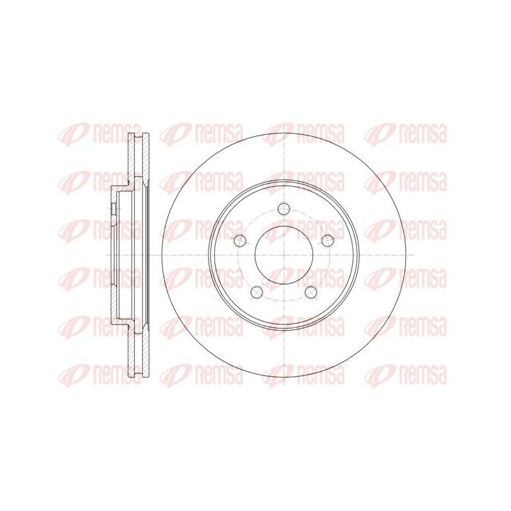 Stabdžių diskas REMSA 61376.10