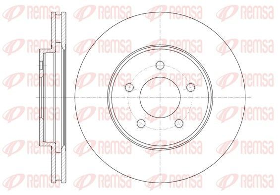 Stabdžių diskas REMSA 61376.10
