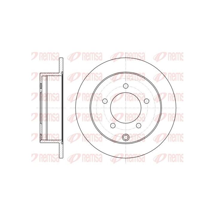 Stabdžių diskas REMSA 61377.00