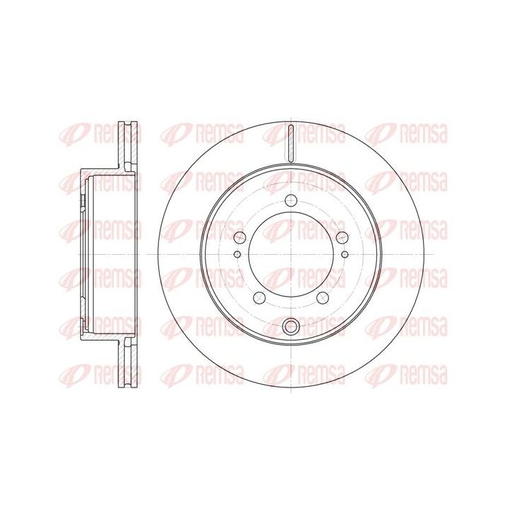 Stabdžių diskas REMSA 61378.10