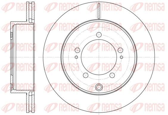 Stabdžių diskas REMSA 61378.10