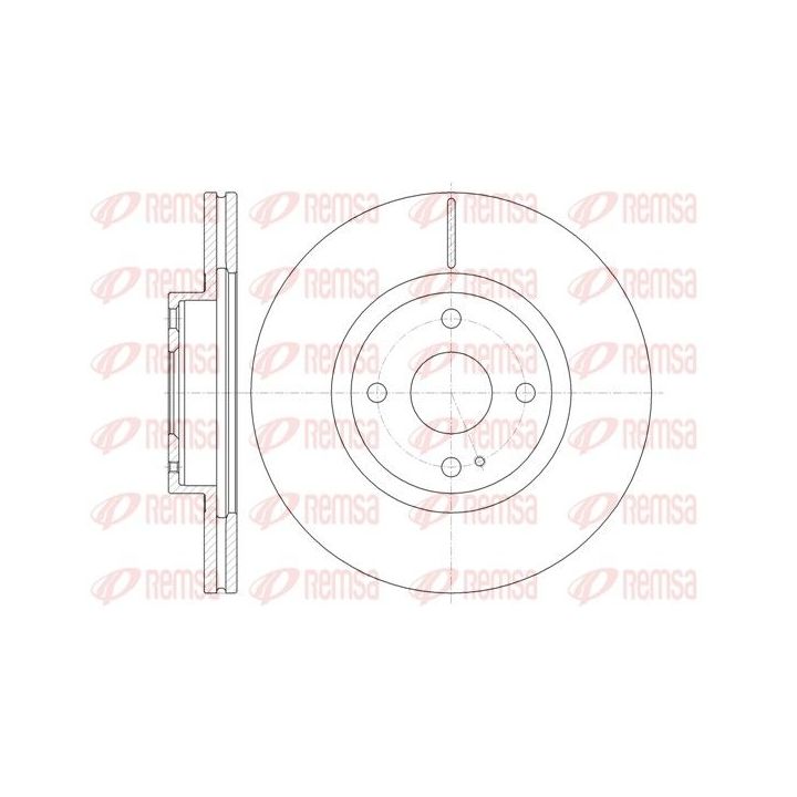 Stabdžių diskas REMSA 61380.10