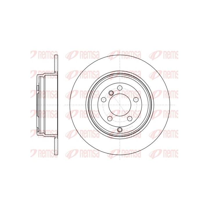 Stabdžių diskas REMSA 61381.00