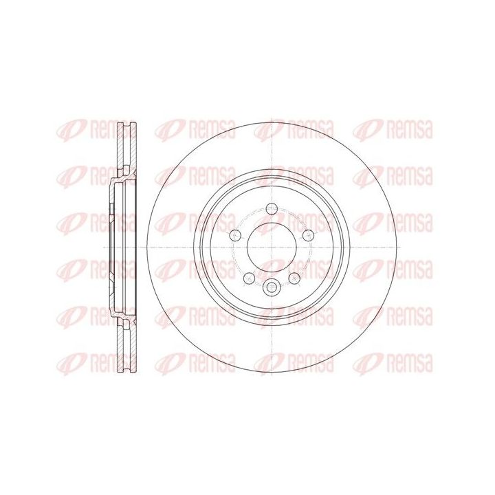 Stabdžių diskas REMSA 61382.10