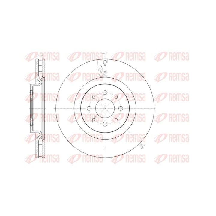 Stabdžių diskas REMSA 61391.10