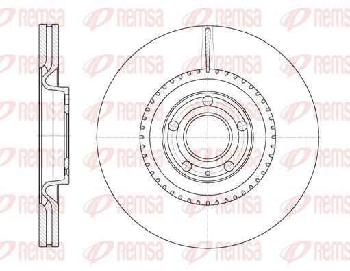 Stabdžių diskas REMSA 61392.10