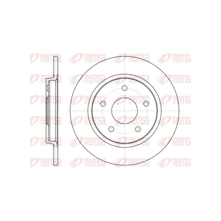 Stabdžių diskas REMSA 61394.00