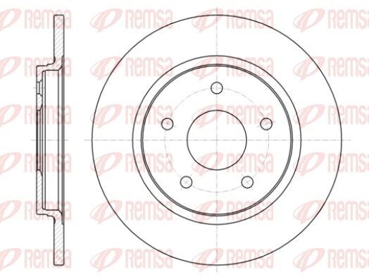 Stabdžių diskas REMSA 61394.00
