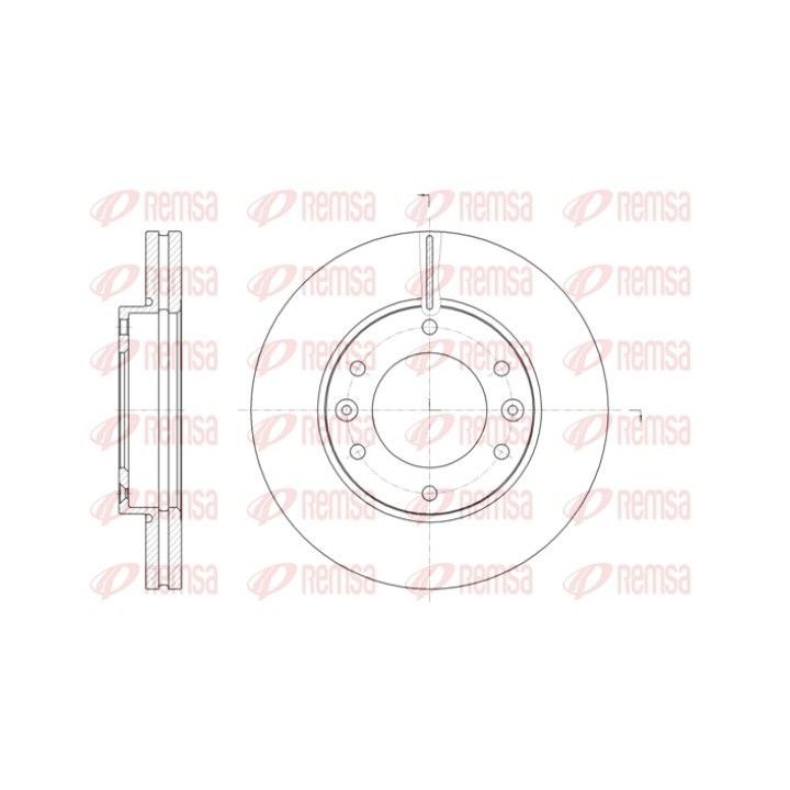 Stabdžių diskas REMSA 61396.10