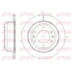 Stabdžių diskas REMSA 61397.10
