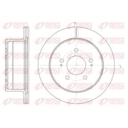 Stabdžių diskas REMSA 61398.10