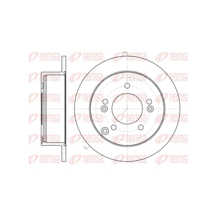 Stabdžių diskas REMSA 61399.00