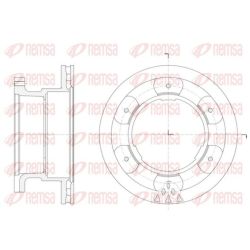 Stabdžių diskas REMSA 61400.10
