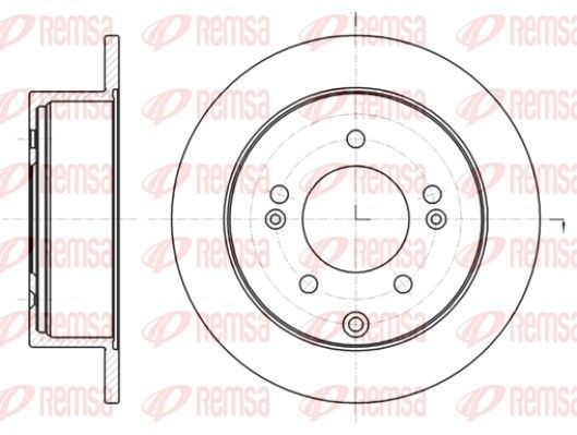 Stabdžių diskas REMSA 61401.00