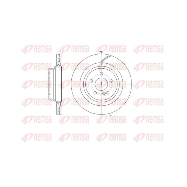Stabdžių diskas REMSA 61404.10
