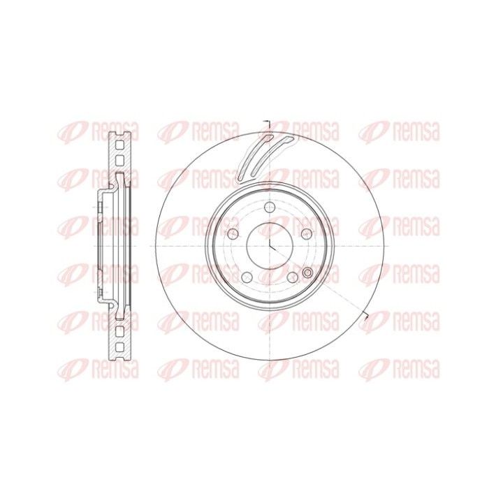 Stabdžių diskas REMSA 61405.10