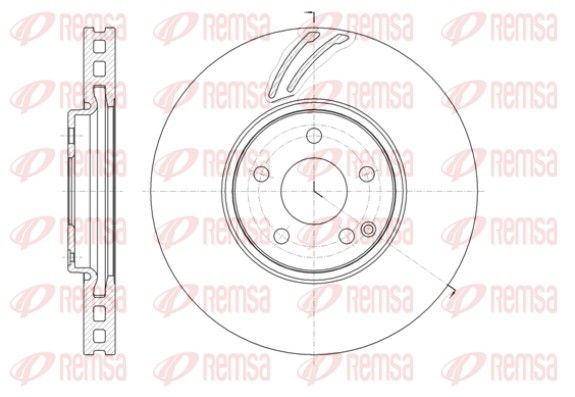Stabdžių diskas REMSA 61405.10