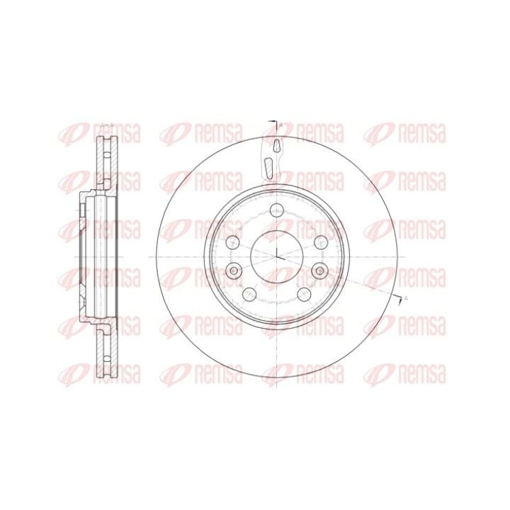 Stabdžių diskas REMSA 61411.10