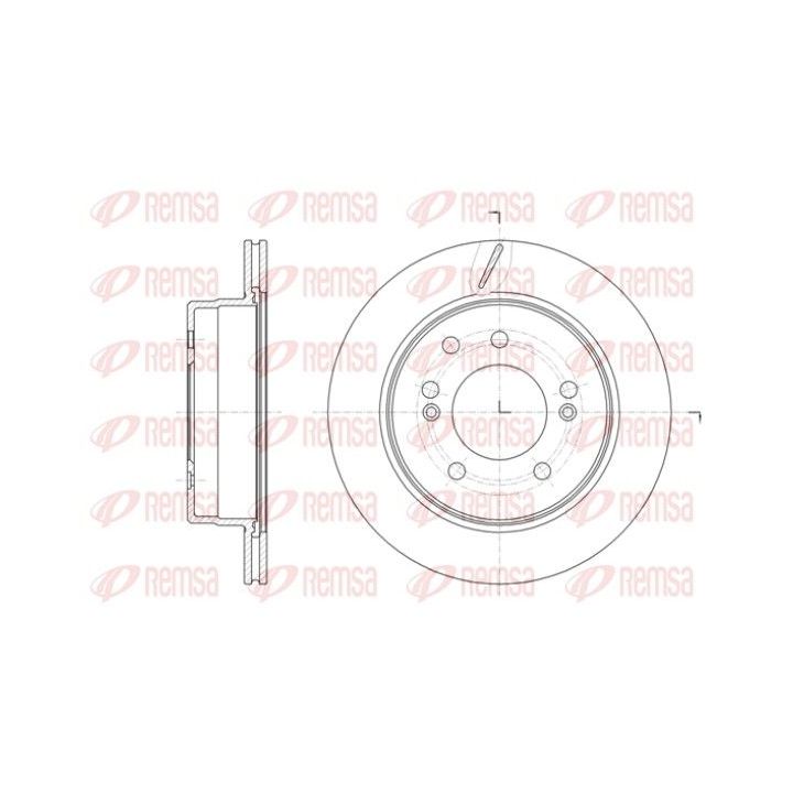 Stabdžių diskas REMSA 61413.10