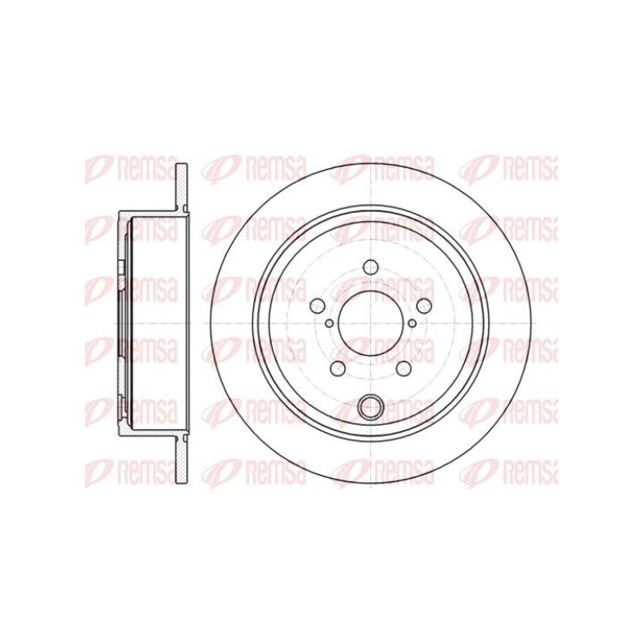 Stabdžių diskas REMSA 61415.00