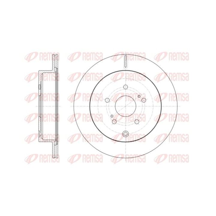 Stabdžių diskas REMSA 61416.10