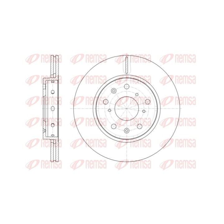 Stabdžių diskas REMSA 61417.10