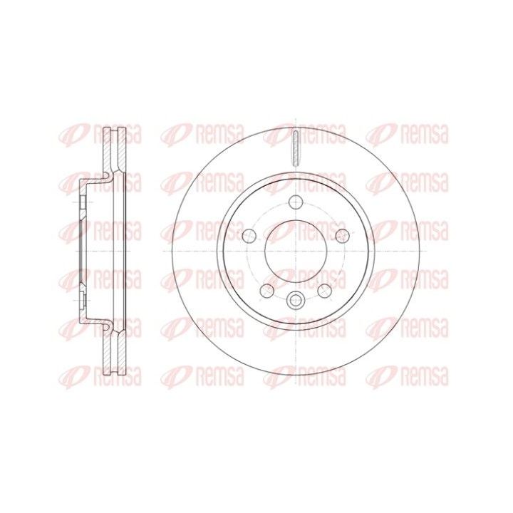 Stabdžių diskas REMSA 61418.10