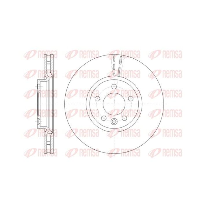 Stabdžių diskas REMSA 61420.10