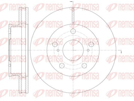 Stabdžių diskas REMSA 61421.10