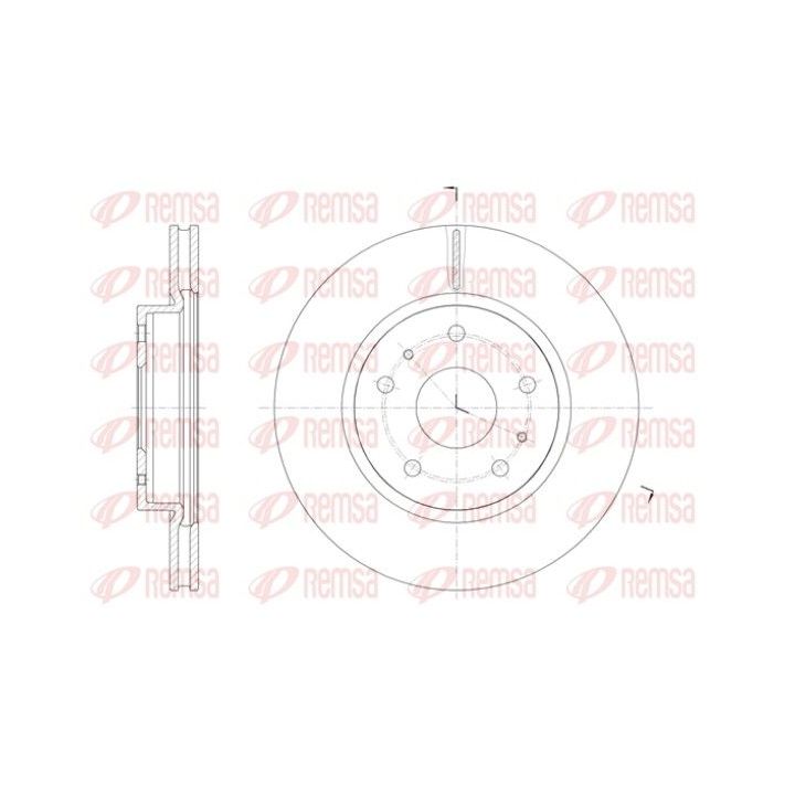 Stabdžių diskas REMSA 61423.10