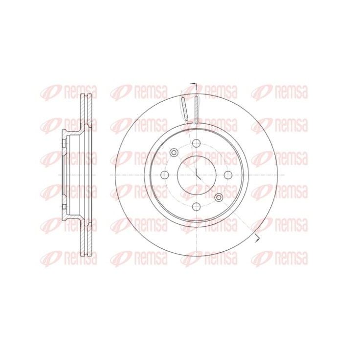 Stabdžių diskas REMSA 61424.10