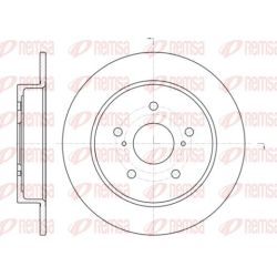 Stabdžių diskas REMSA 61425.00