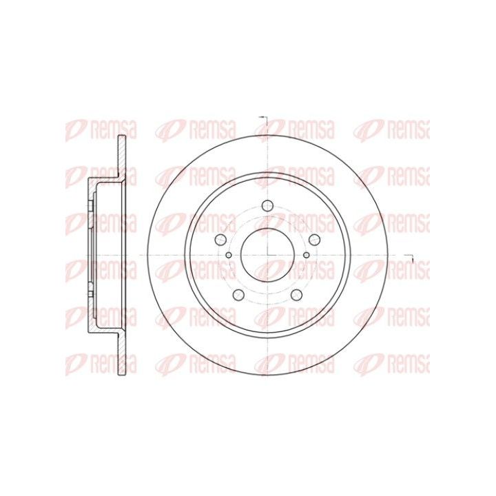 Stabdžių diskas REMSA 61425.00