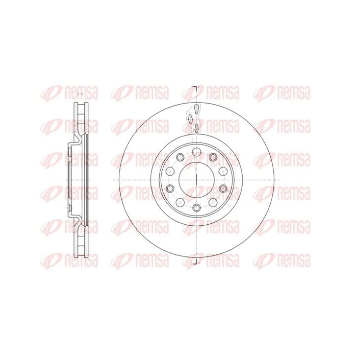 Stabdžių diskas REMSA 61427.10