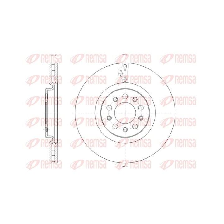 Stabdžių diskas REMSA 61429.10