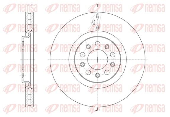 Stabdžių diskas REMSA 61429.10