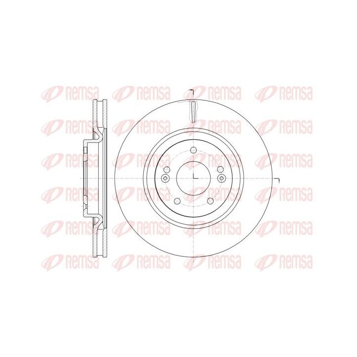Stabdžių diskas REMSA 61436.10