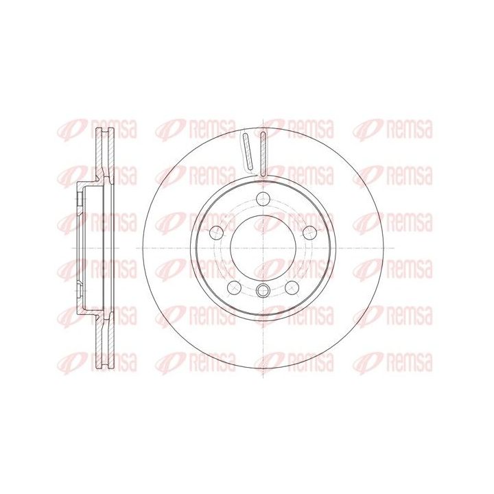 Stabdžių diskas REMSA 61439.10