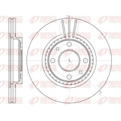 Stabdžių diskas REMSA 6144.10
