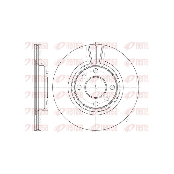 Stabdžių diskas REMSA 6144.10