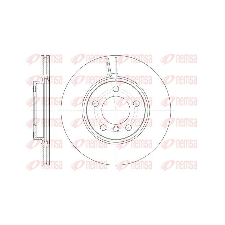 Stabdžių diskas REMSA 61440.10