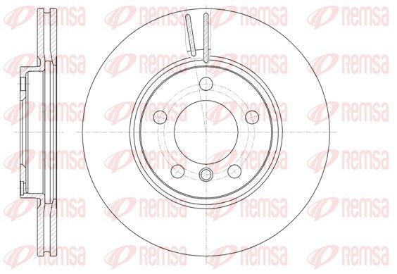 Stabdžių diskas REMSA 61440.10