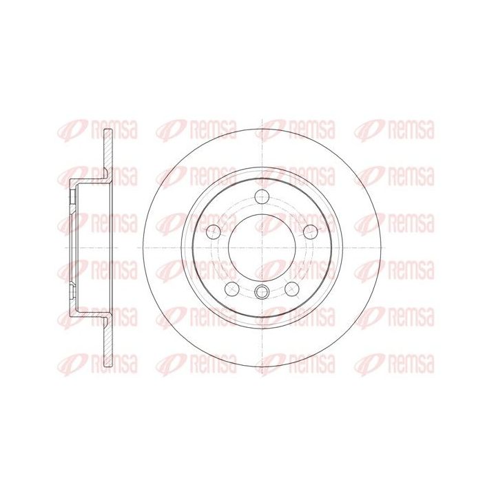 Stabdžių diskas REMSA 61441.00