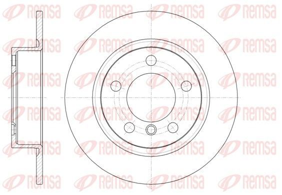 Stabdžių diskas REMSA 61441.00