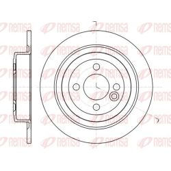 Stabdžių diskas REMSA 61443.00