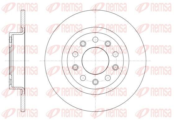 Stabdžių diskas REMSA 61445.00