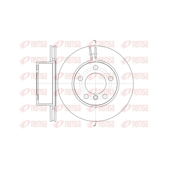 Stabdžių diskas REMSA 61448.10