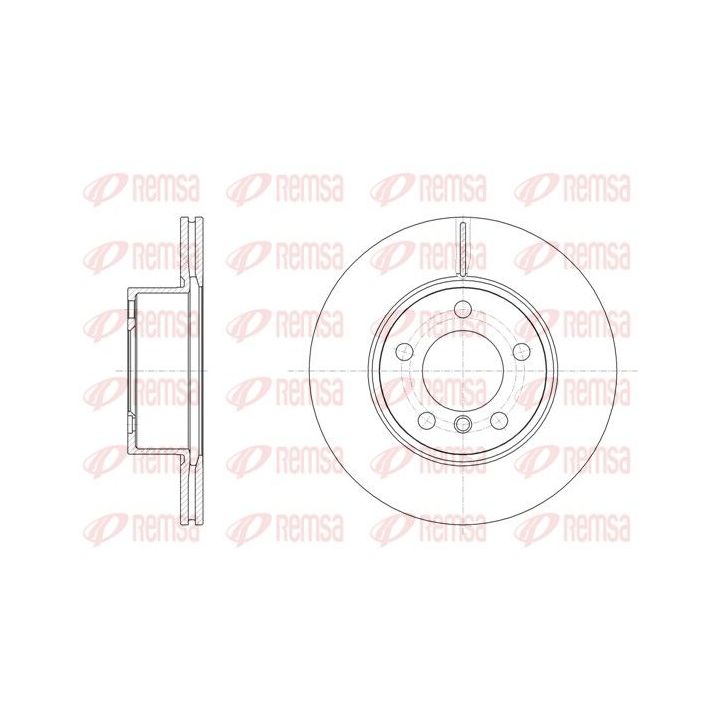 Stabdžių diskas REMSA 61449.10